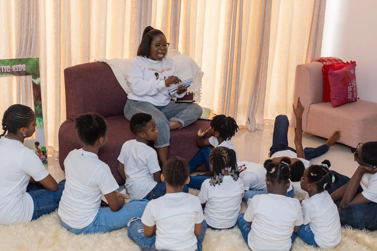 Kids engaging in creative arts